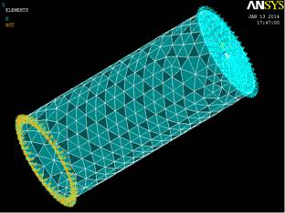 Study of Post Buckling Behavior of Carbon-Epoxy Composite Pressure Vessel Subjected to Hydrostatic Pressure